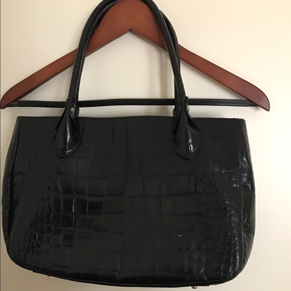 COPY - Furla alligator black handbag